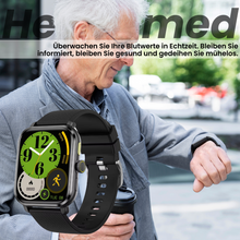 Load image into Gallery viewer, Healthmed Gesundheits-Smartwatch - zur Überwachung von Blutzucker - Sonderaktion 1+1 Gratis