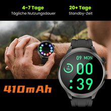 Load image into Gallery viewer, VitalSense Pro X - Gesundheits-Smartwatch mit Lederarmband (2025) - Sonderaktion 1+1 Gratis