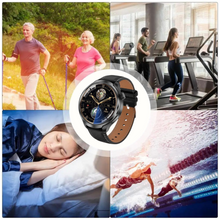 Load image into Gallery viewer, VitalSense Pro X - Gesundheits-Smartwatch mit Lederarmband (2025) - Sonderaktion 1+1 Gratis
