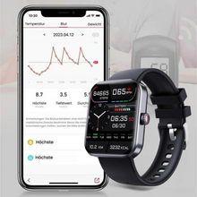 Load image into Gallery viewer, TrackPro - Gesundheitsuhr mit zertifizierter Blutzuckermessung (2025) - Original - Sonderaktion 1+1 Gratis