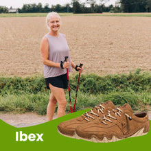 Lade das Bild in den Galerie-Viewer, Ibex - ergonomischer, schmerzlindernder & wasserdichter Leder-Barfußschuh für sicheres, gelenkschonendes Gehen für Senioren