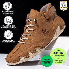 Load image into Gallery viewer, Alpaka - orthopädische, wasserdichte & rutschfeste Leder-Barfußschuhe - Sonderaktion 1+1 Gratis