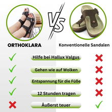 Load image into Gallery viewer, OrthoKlara - ergonomische, schmerzlindernde & rutschfeste Sandalen für Damen
