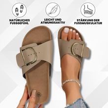 Load image into Gallery viewer, OrthoMia - Schmerzlindernde Kork-Sandalen mit Schnallenriemen-Design für Damen