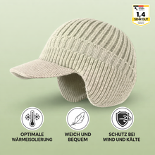 Lade das Bild in den Galerie-Viewer, Fjordwarm – Skandinavische Wintermütze mit Ohrenschutz | Unisex-Einheitsgröße
