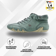 Load image into Gallery viewer, Alpaca - ergonomischer, wasserdichter & schmerzlindernder Leder-Barfußschuh