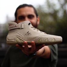 Load image into Gallery viewer, Alpaka - orthopädische, wasserdichte & rutschfeste Leder-Barfußschuhe - Sonderaktion 1+1 Gratis