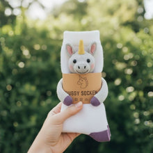 Load image into Gallery viewer, HUGGY Socken Unicorn - Nie wieder kalte Füße
