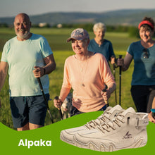Lade das Bild in den Galerie-Viewer, Alpaka - orthopädische, wasserdichte &amp; rutschfeste Leder-Barfußschuhe für sicheres, gelenkschonendes Gehen für Senioren