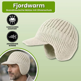 Fjordwarm Wintermütze mit Ohrenschutz im skandinavischen Design | Unisex-Einheitsgröße