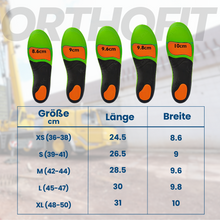 Lade das Bild in den Galerie-Viewer, Orthofit - ergonomisch schmerzlindernde Einlagen für alle Schuhe (2 Stück für beide Füße)