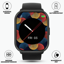 Load image into Gallery viewer, Fitpro Ultra Smartwatch für iOS/Android Handys mit Echtzeit Herzfrequenzmesser, Blutdruck-/Sauerstoff-Tracker
