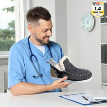 Lade das Bild in den Galerie-Viewer, OrthoComfy - ergonomischer schmerzlindernder Komfortschuh - Plüschgefüttert