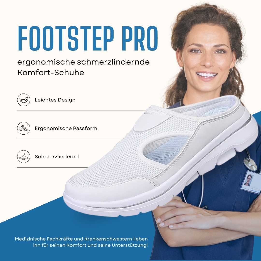 Footstep Pro - ergonomische & rutschfeste Komfortschuhe (2026) – Bergaktiv