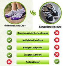 Lade das Bild in den Galerie-Viewer, OrthoTrekking Lady - Anatomisch entlastender &amp; wasserdichter Wanderschuh | Ergonomisches Design