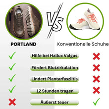 Lade das Bild in den Galerie-Viewer, Portland - Ergonomischer &amp; rutschfester Lederschuh zur Schmerzlinderung