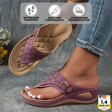 Lade das Bild in den Galerie-Viewer, VivaKomfort - ergonomische &amp; rutschfeste Sandalen zur Schmerzlinderung